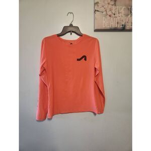 Surf Style Sun Protection UPF 60+ Womens Long Sleeve Size M Neon Pink